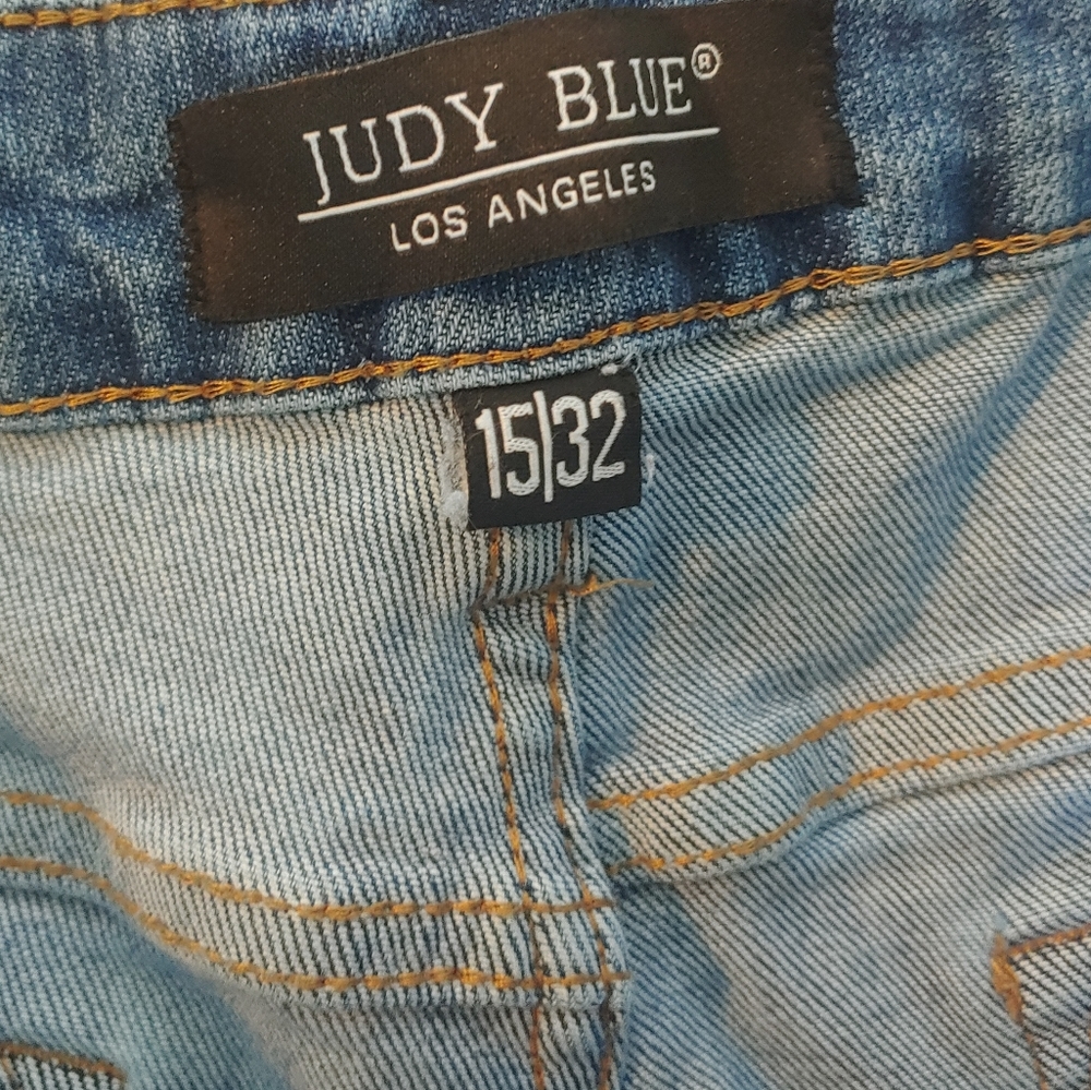 Judy Blue High Waist Wide Leg Denim Jeans Size 32 - Picture 4 of 4